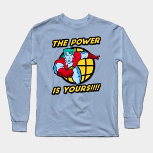 Captain Planet Flying Long Sleeve T-Shirt